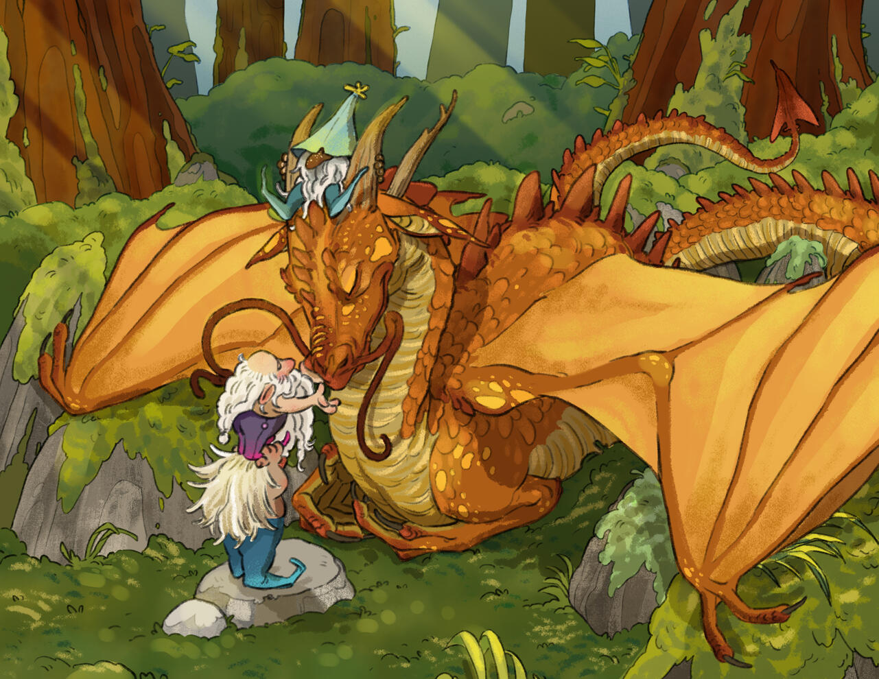 Dragon with Gnomes - 2022